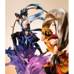 MegaHouse G.E.M. Series Remix Naruto Shippuden Uzumaki Fujin & Sasuke Uchiha Raijin SET PVC Figure (Completed) -KURAMA TOYS Sales Store 002 08106.1494390618