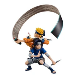 MegaHouse G.E.M. Series Remix Naruto Shippuden Uzumaki Naruto & Sasuke PVC Figure -KURAMA TOYS Sales Store 002 22076.1481871185