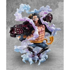 MegaHouse Portrait.Of.Pirates One Piece SA-MAXIMUM Monkey D Luffy Gear 4 [Hazumu Otoko] 1/8 PVC Figure -KURAMA TOYS Sales Store 004 05191.1493104908