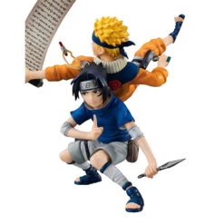 MegaHouse G.E.M. Series Remix Naruto Shippuden Uzumaki Naruto & Sasuke PVC Figure -KURAMA TOYS Sales Store 006 55711.1481871185
