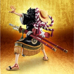 MegaHouse Portrait.Of.Pirates One Piece KABUKI EDITION Monkey D Luffy Second Performance -KURAMA TOYS Sales Store 006 59981.1507539519
