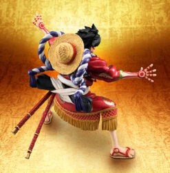 MegaHouse Portrait.Of.Pirates One Piece KABUKI EDITION Monkey D Luffy 1/8 PVC Figure -KURAMA TOYS Sales Store 009 04370.1456823400