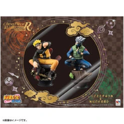 MegaHouse Chess Piece Collection R Premium NARUTO Shippuden Uzumaki & Hatake Kakashi SET -KURAMA TOYS Sales Store 009 34679.1464946873