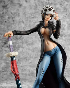 MegaHouse Portrait.Of.Pirates One Piece "I.R.O" Trafalgar Law 1/8 PVC Figure -KURAMA TOYS Sales Store 009 41580.1456825234