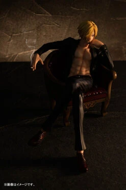 MegaHouse Portrait.Of.Pirates One Piece S.O.C SanJi 1/8 PVC Figure -KURAMA TOYS Sales Store 009 68494.1459496214