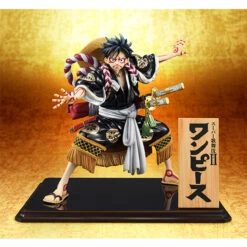 MegaHouse Portrait.Of.Pirates One Piece KABUKI EDITION Monkey D Luffy Second Performance -KURAMA TOYS Sales Store 009 75705.1507539520