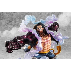 MegaHouse Portrait.Of.Pirates One Piece SA-MAXIMUM Monkey D Luffy Gear 4 [Hazumu Otoko] 1/8 PVC Figure -KURAMA TOYS Sales Store 009 83239.1493104908