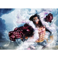 MegaHouse Portrait.Of.Pirates One Piece SA-MAXIMUM Monkey D Luffy Gear 4 [Hazumu Otoko] 1/8 PVC Figure -KURAMA TOYS Sales Store 013 59724.1493104908
