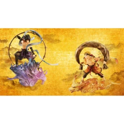 MegaHouse G.E.M. Series Remix Naruto Shippuden Uzumaki Fujin & Sasuke Uchiha Raijin SET PVC Figure (Completed) -KURAMA TOYS Sales Store 016 86275.1494390618
