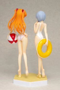 Wave Rei Ayanami & Asuka Langley Soryu Comic Ver SET Beach Queens 1/10 PVC Figure -KURAMA TOYS Sales Store 02 78582.1449649998