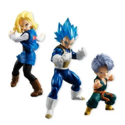 Bandai Dragon Ball Styling Android No.18/SSGSS Vegeta/Childhood Trunks PVC Figure SET