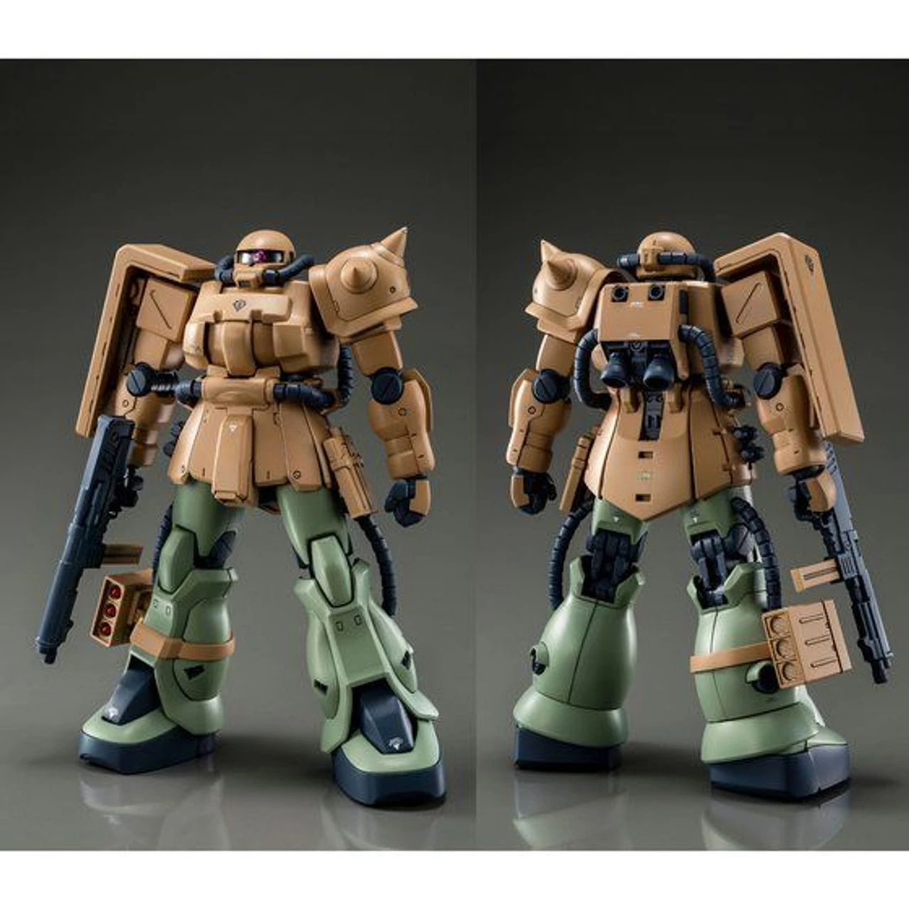 Bandai MG 1/100 MS-06F-2 Zaku II F2 (Kinbareid Forces) Plastic Model 2 Bandai MG 1/100 MS-06F-2 Zaku II F2 (Kinbareid Forces) Plastic Model - Image 2