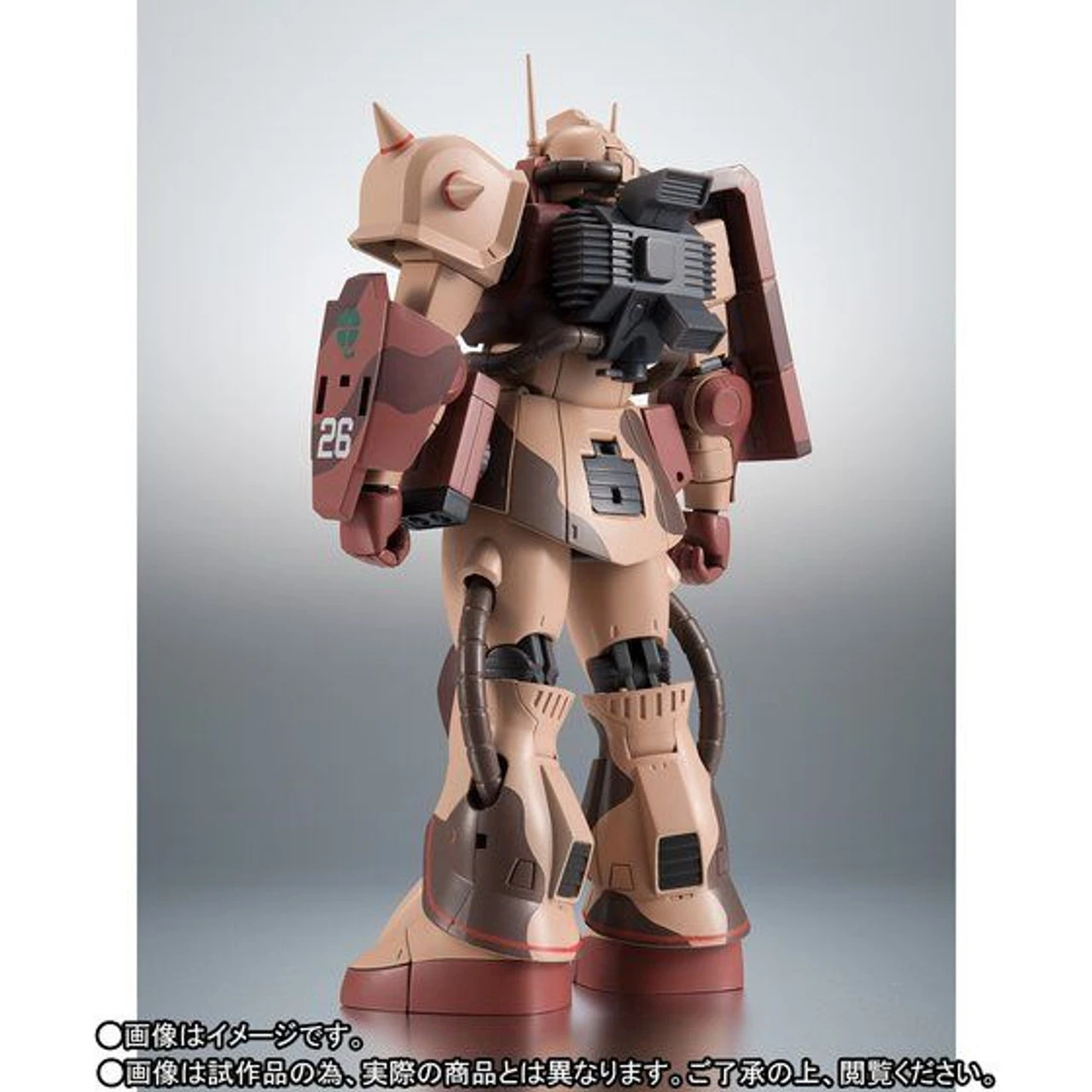 Bandai Robot Spirit Side MS MS-06D Zaku Desert Type Caracal Corps Ver. A.N.I.M.E. Action Figure 4 Bandai Robot Spirit Side MS MS-06D Zaku Desert Type Caracal Corps Ver. A.N.I.M.E. Action Figure - Image 4