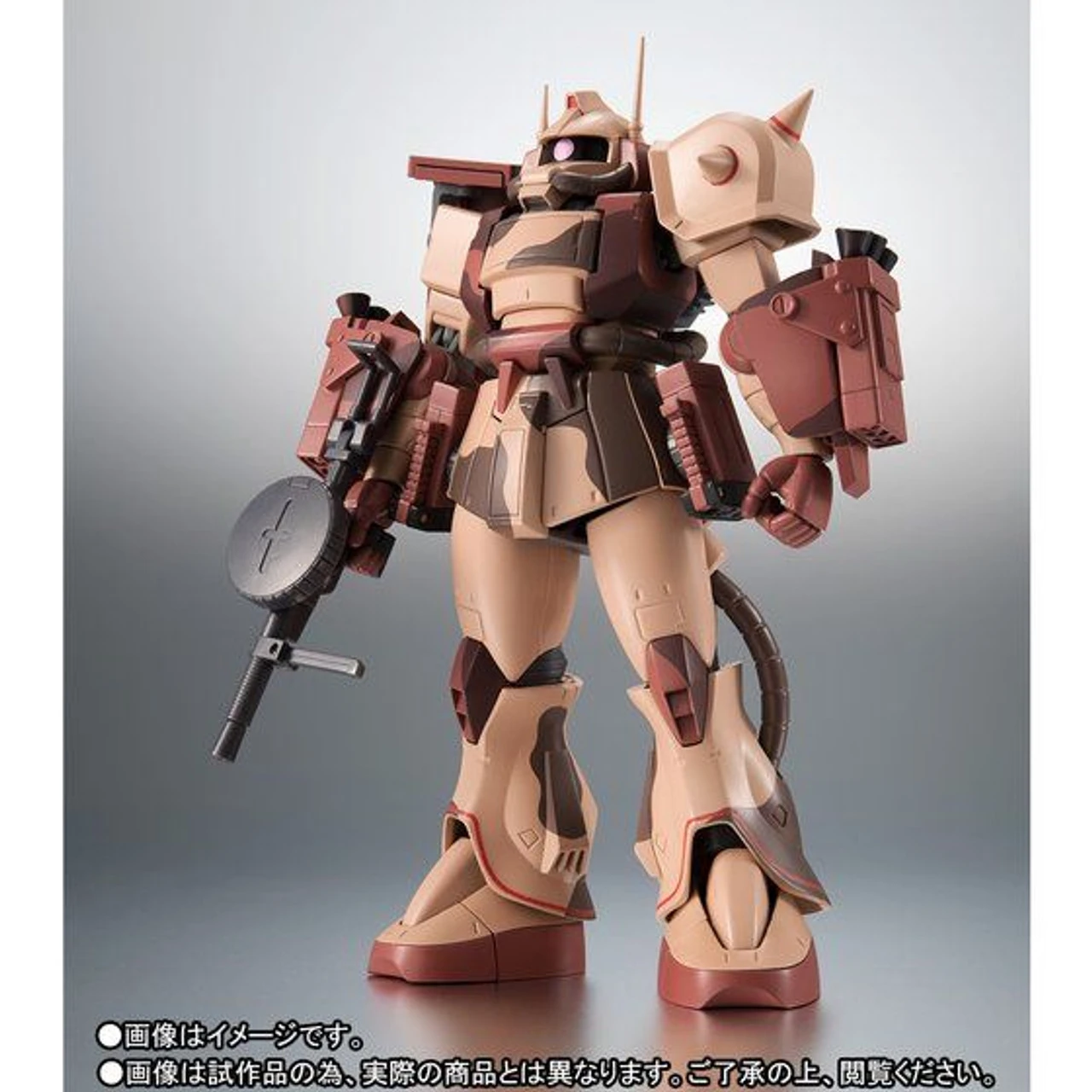 Bandai Robot Spirit Side MS MS-06D Zaku Desert Type Caracal Corps Ver. A.N.I.M.E. Action Figure 5 Bandai Robot Spirit Side MS MS-06D Zaku Desert Type Caracal Corps Ver. A.N.I.M.E. Action Figure - Image 5