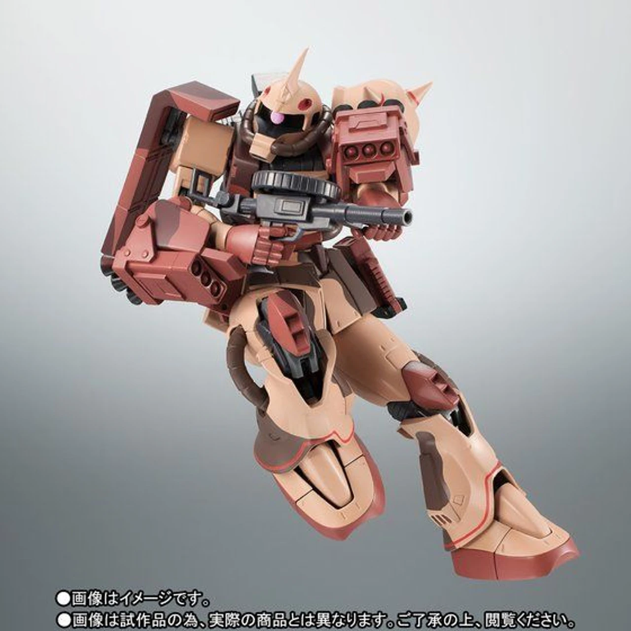 Bandai Robot Spirit Side MS MS-06D Zaku Desert Type Caracal Corps Ver. A.N.I.M.E. Action Figure 7 Bandai Robot Spirit Side MS MS-06D Zaku Desert Type Caracal Corps Ver. A.N.I.M.E. Action Figure - Image 7