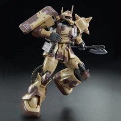 Bandai HG 1/144 Zaku Desert Type (Double Antenna Specification) Plastic Model ( JAN 2022 ) -KURAMA TOYS Sales Store 1000159025 6 81242.1623294315