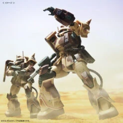 Bandai HG 1/144 Zaku Desert Type (Double Antenna Specification) Plastic Model ( JAN 2022 ) -KURAMA TOYS Sales Store 1000159025 9 90505.1623294296