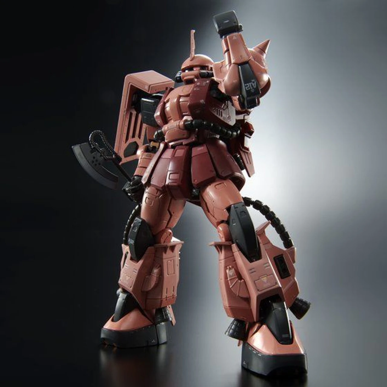 Bandai RG 1/144 High Mobility Type Zaku II (Team Monstor Custom) Plastic Model ( DEC 2021 ) 2 Bandai RG 1/144 High Mobility Type Zaku II (Team Monstor Custom) Plastic Model ( DEC 2021 ) - Image 2