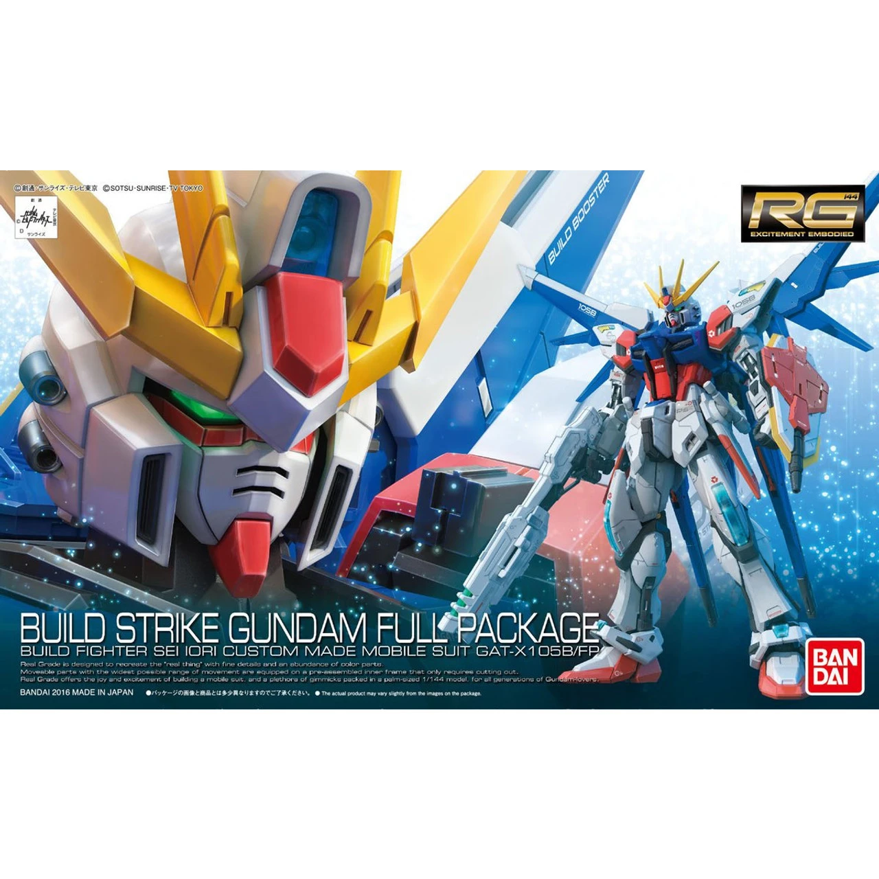 Bandai RG 1/144 GAT-X105B/FP Build Strike Gundam Full Package Plastic Model 1 Bandai RG 1/144 GAT-X105B/FP Build Strike Gundam Full Package Plastic Model