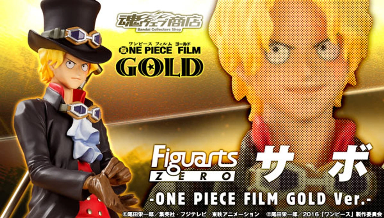 Bandai Figuarts Zero Sabo ONE PIECE FILM GOLD Ver. PVC Figure 1 Bandai Figuarts Zero Sabo ONE PIECE FILM GOLD Ver. PVC Figure