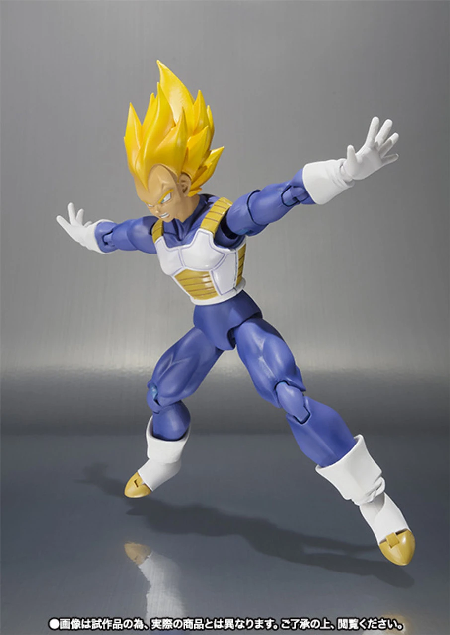 Bandai S.H.Figuarts Super Saiyan Vegeta Premium Color Edition Action Figure 4 Bandai S.H.Figuarts Super Saiyan Vegeta Premium Color Edition Action Figure - Image 4