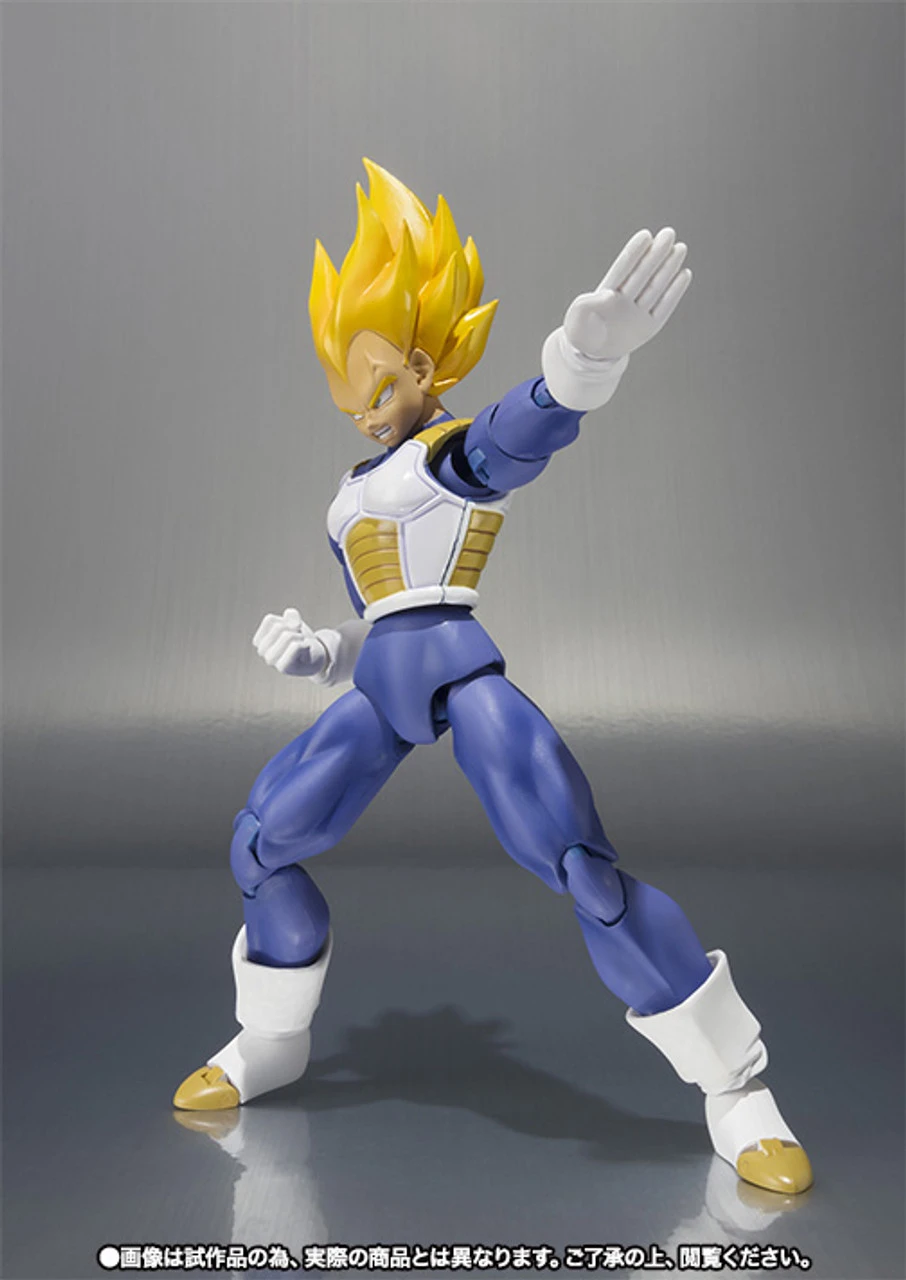 Bandai S.H.Figuarts Super Saiyan Vegeta Premium Color Edition Action Figure 3 Bandai S.H.Figuarts Super Saiyan Vegeta Premium Color Edition Action Figure - Image 3