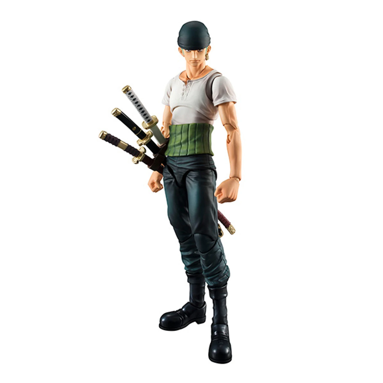 MegaHouse Variable Action Heroes One Piece Series Roronoa Zoro Past Blue W/Bonus Action Figure 5 MegaHouse Variable Action Heroes One Piece Series Roronoa Zoro Past Blue W/Bonus Action Figure - Image 5
