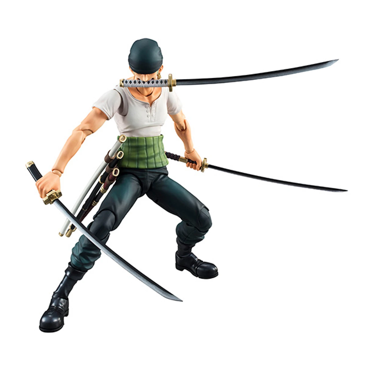 MegaHouse Variable Action Heroes One Piece Series Roronoa Zoro Past Blue W/Bonus Action Figure 10 MegaHouse Variable Action Heroes One Piece Series Roronoa Zoro Past Blue W/Bonus Action Figure - Image 10