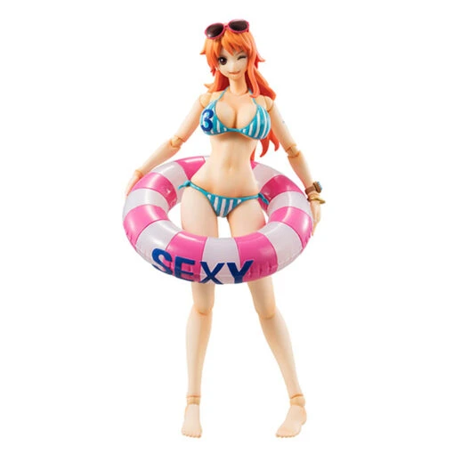 MegaHouse Variable Action Heroes One Piece Nami (Summer Vacation) Action Figure (Completed) -KURAMA TOYS Sales Store item 0000002409 01 13699.1510215323