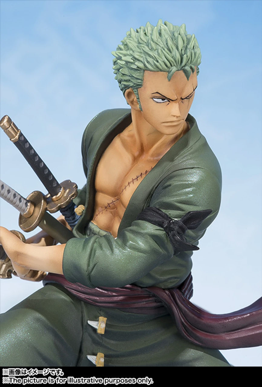 BANDAI Figuarts Zero Roronoa Zoro 5th Anniversary Edition PVC Figure 4 BANDAI Figuarts Zero Roronoa Zoro 5th Anniversary Edition PVC Figure - Image 4