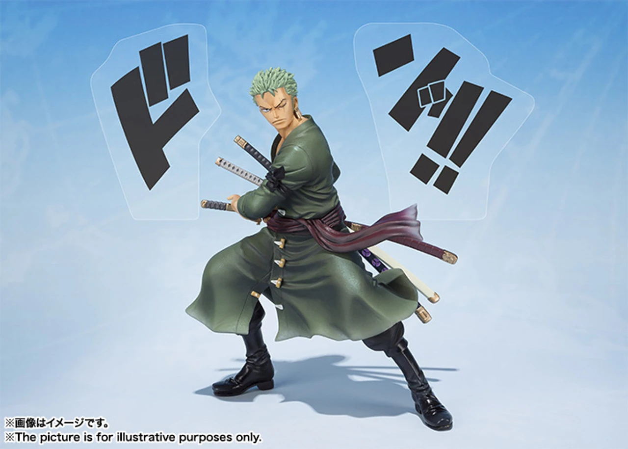BANDAI Figuarts Zero Roronoa Zoro 5th Anniversary Edition PVC Figure 1 BANDAI Figuarts Zero Roronoa Zoro 5th Anniversary Edition PVC Figure
