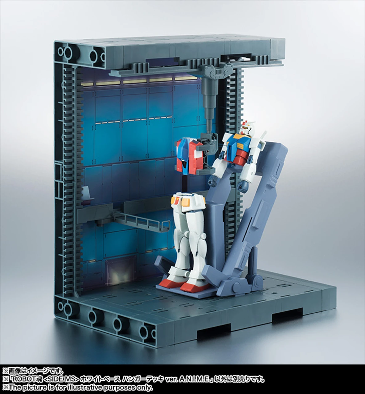 Bandai Robot Spirits Side MS White Base Hanger Deck Ver. A. N.I.M.E. 5 Bandai Robot Spirits Side MS White Base Hanger Deck Ver. A. N.I.M.E. - Image 5