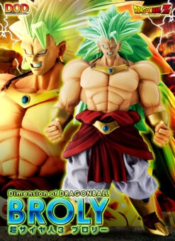 MegaHouse Super Saiyan 3 Broly Dimension Of DRAGONBALL Z Kai Super Figure