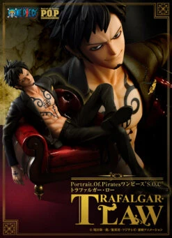 MegaHouse Portrait.Of.Pirates One Piece S.O.C Trafalgar Law 1/8 PVC Figure -KURAMA TOYS Sales Store main 47460.1472791375