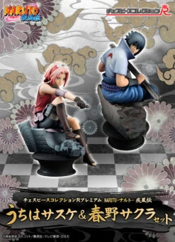 MegaHouse Chess Piece Collection R Premium NARUTO Shippuden Sasuke And Haruno Sakura SET -KURAMA TOYS Sales Store main 94778.1464947279